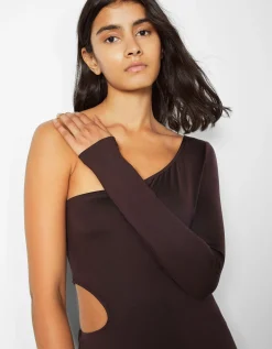 FEMME BERSHKA Robes*Mini-robe manches longues asymétrique cut out