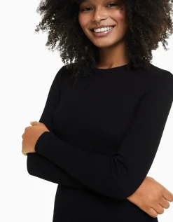 FEMME BERSHKA Vêtements*Mini-robe manches longues bord-côte
