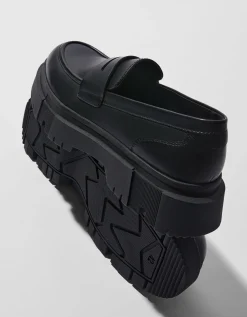 FEMME BERSHKA #bershkastyle*Mocassins semelle crantée homme