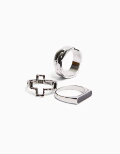 HOMME BERSHKA Tout voir*Pack 3 bagues nœud