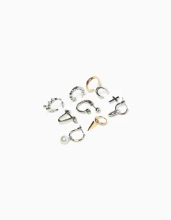 HOMME BERSHKA Tout voir*Pack 10 boucles d’oreilles anneau
