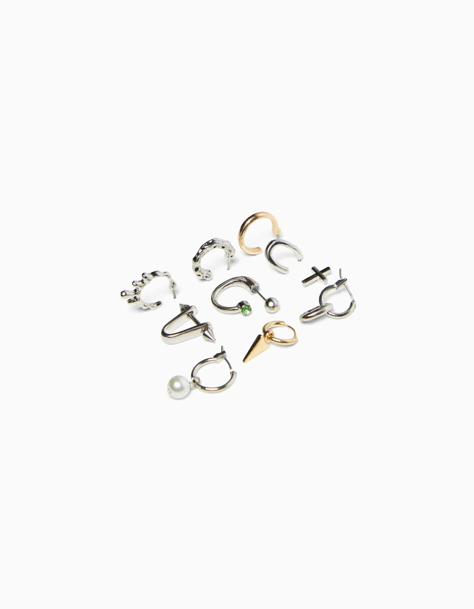 HOMME BERSHKA Tout voir*Pack 10 boucles d’oreilles anneau
