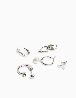 HOMME BERSHKA Tout voir*Pack 10 boucles d’oreilles anneau