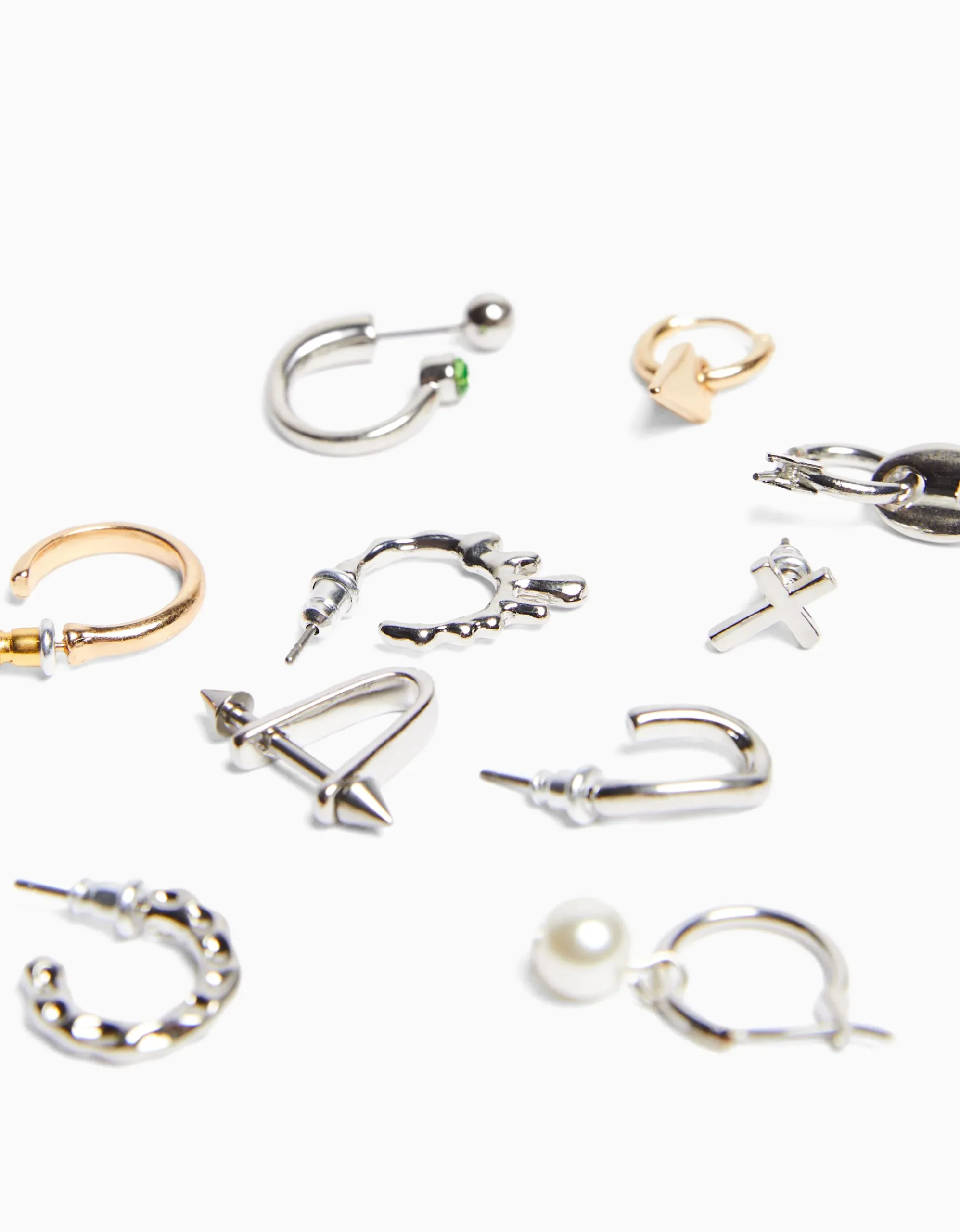 HOMME BERSHKA Tout voir*Pack 10 boucles d’oreilles anneau