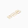 FEMME BERSHKA Accessoires*Pack 3 boucles d’eilles anneaux strass émail