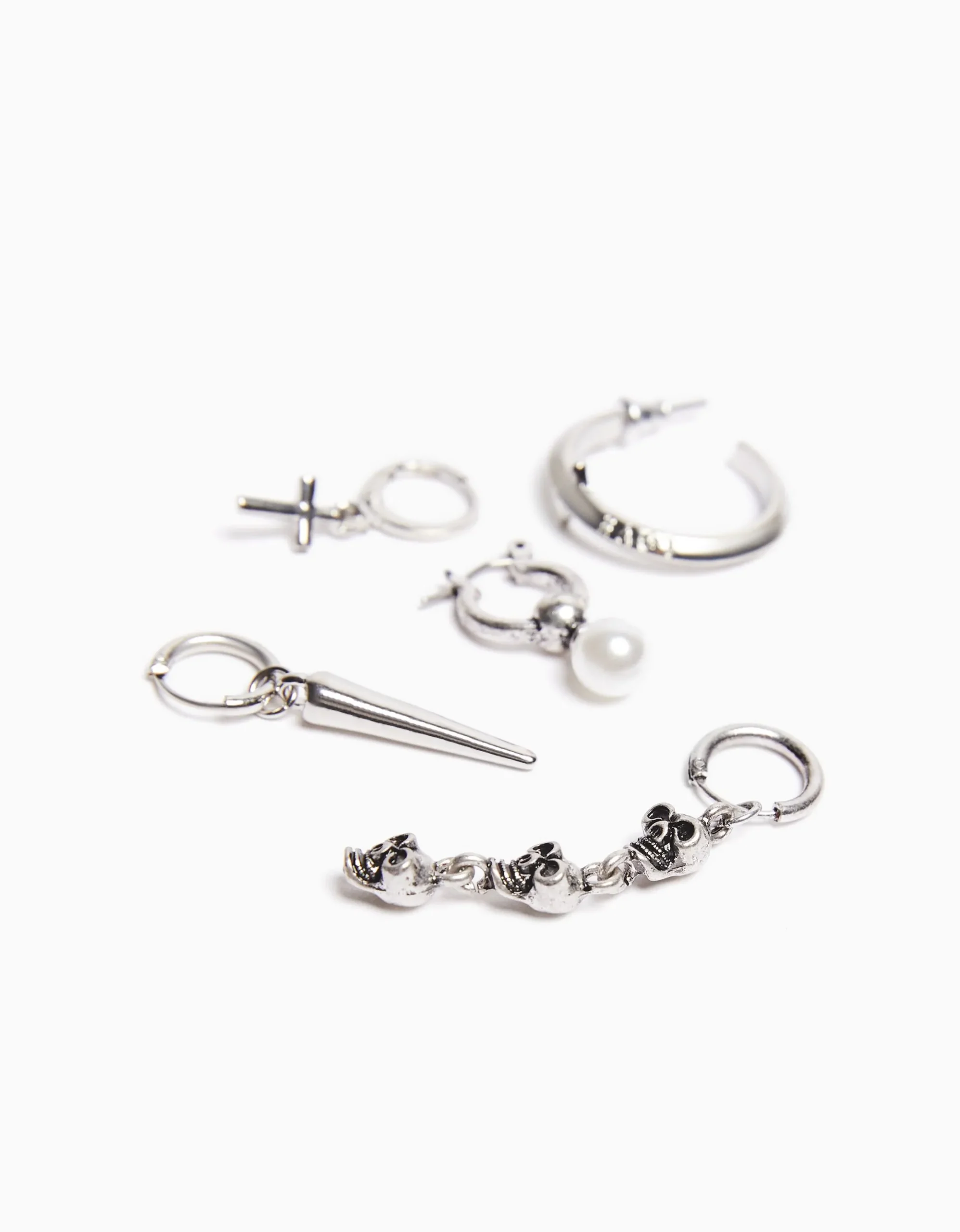 HOMME BERSHKA Tout voir*Pack 10 boucles d’oreilles croix