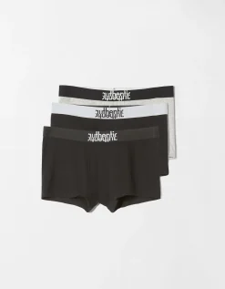 HOMME BERSHKA Underwear*Pack 3 boxers lettering