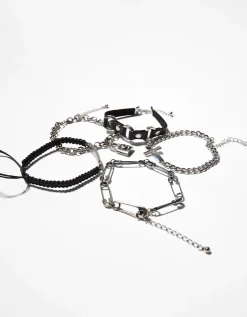 HOMME BERSHKA Tout voir*Pack 5 bracelets épingle à nourrice