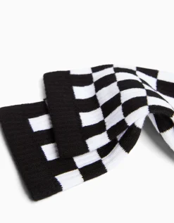 HOMME BERSHKA Chaussettes*Pack 2 chaussettes imprimé damier