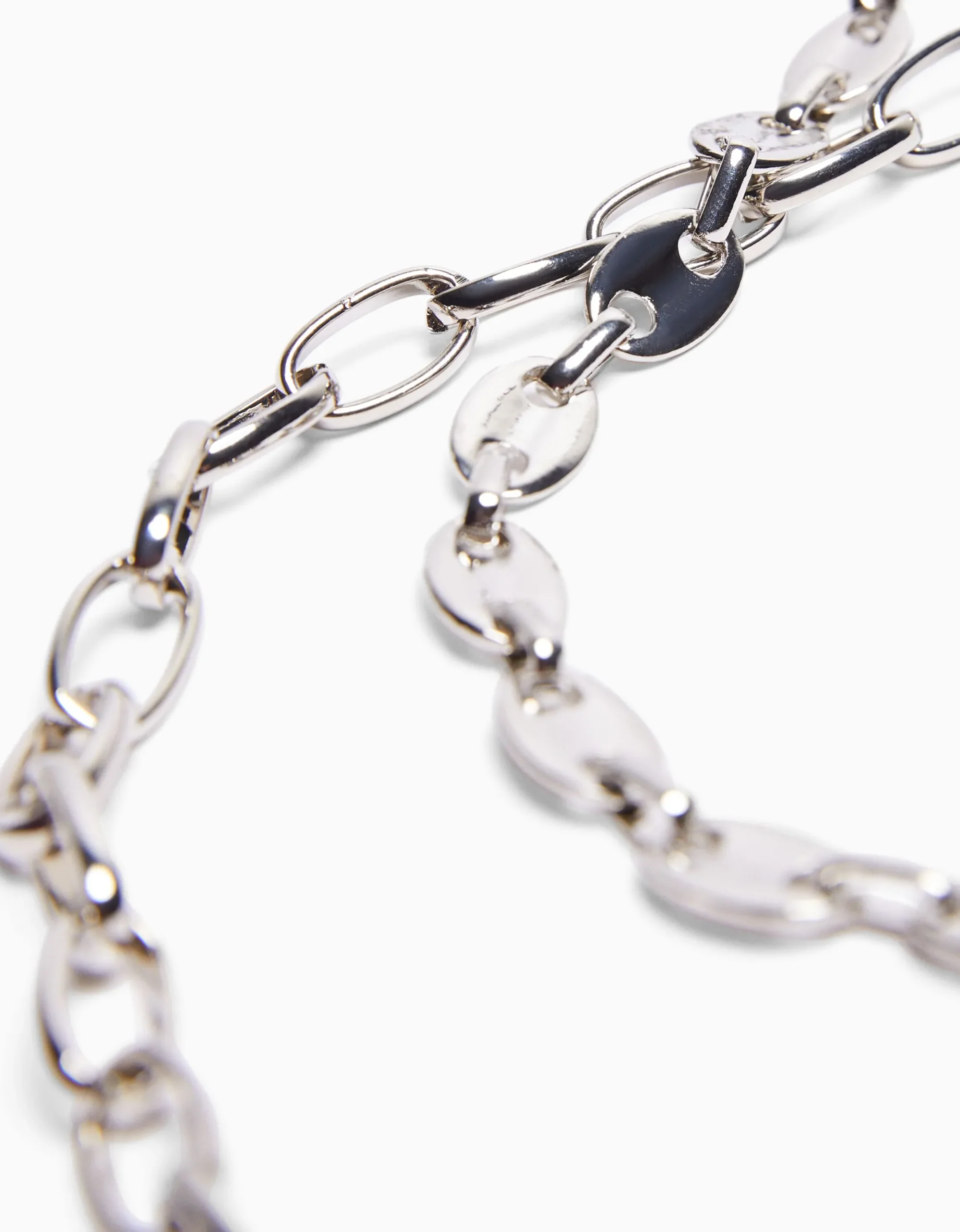 HOMME BERSHKA Tout voir*Pack 2 colliers à maillons