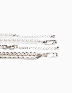 HOMME BERSHKA One Love*Pack 2 colliers cœur perles