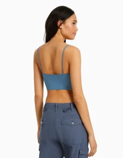 FEMME BERSHKA Packs*Pack 3 crop tops bretelles