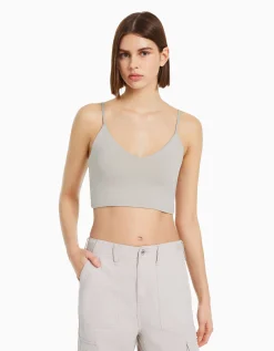FEMME BERSHKA Packs*Pack 3 crop tops bretelles