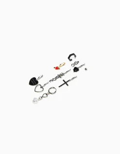 HOMME BERSHKA One Love*Pack 10 paires de boucles d’oreilles love