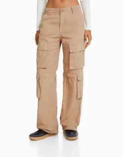 FEMME BERSHKA Vêtements*Pantalon cargo cordon