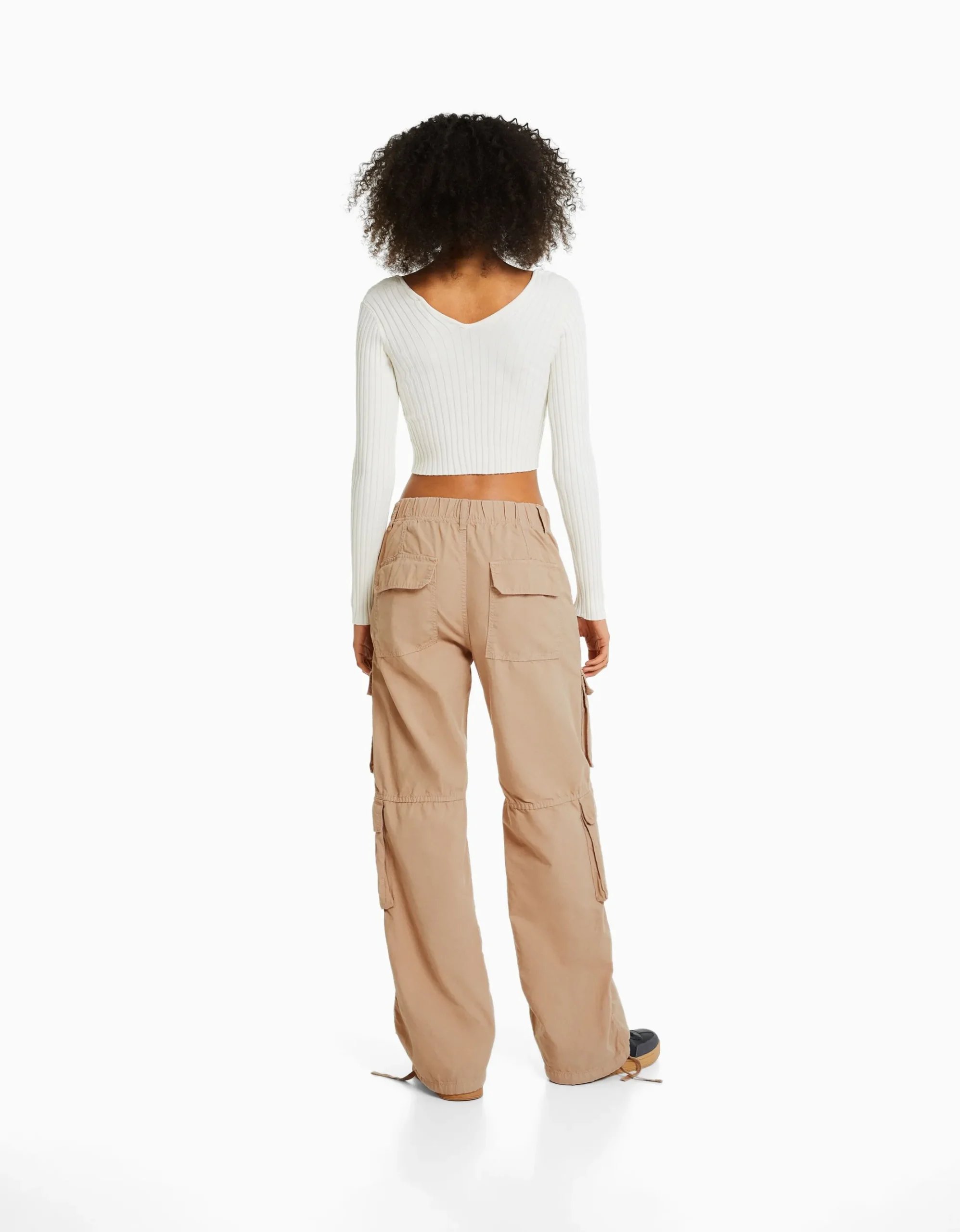 FEMME BERSHKA Vêtements*Pantalon cargo cordon