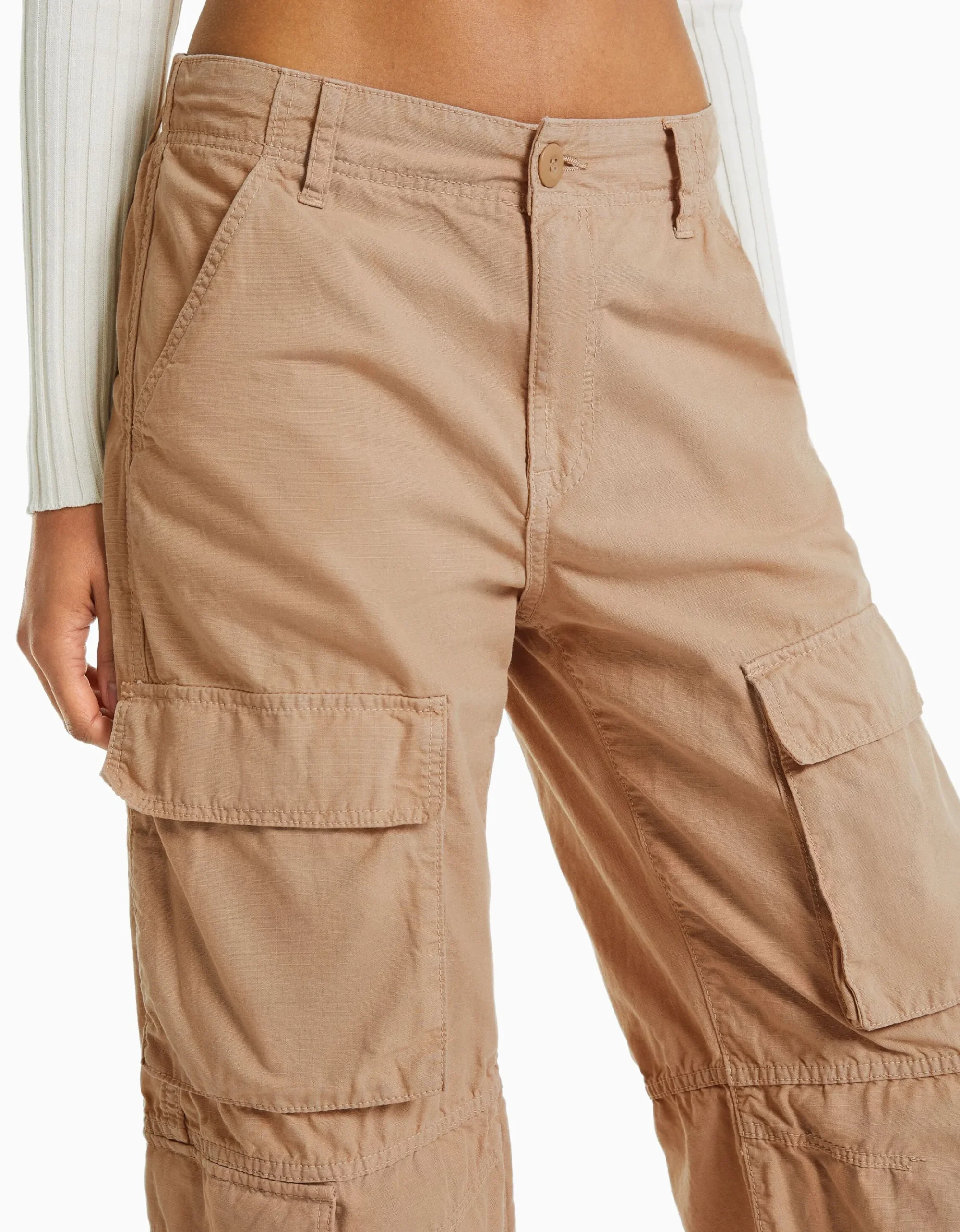 FEMME BERSHKA Vêtements*Pantalon cargo cordon