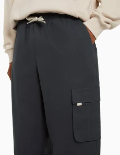 HOMME BERSHKA Pantalons*Pantalon cargo parachute coton