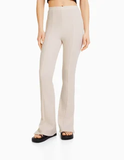 FEMME BERSHKA Pantalons*Pantalon flare ottoman