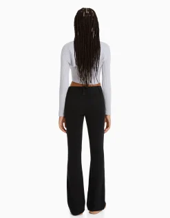 FEMME BERSHKA Pantalons*Pantalon flare sergé