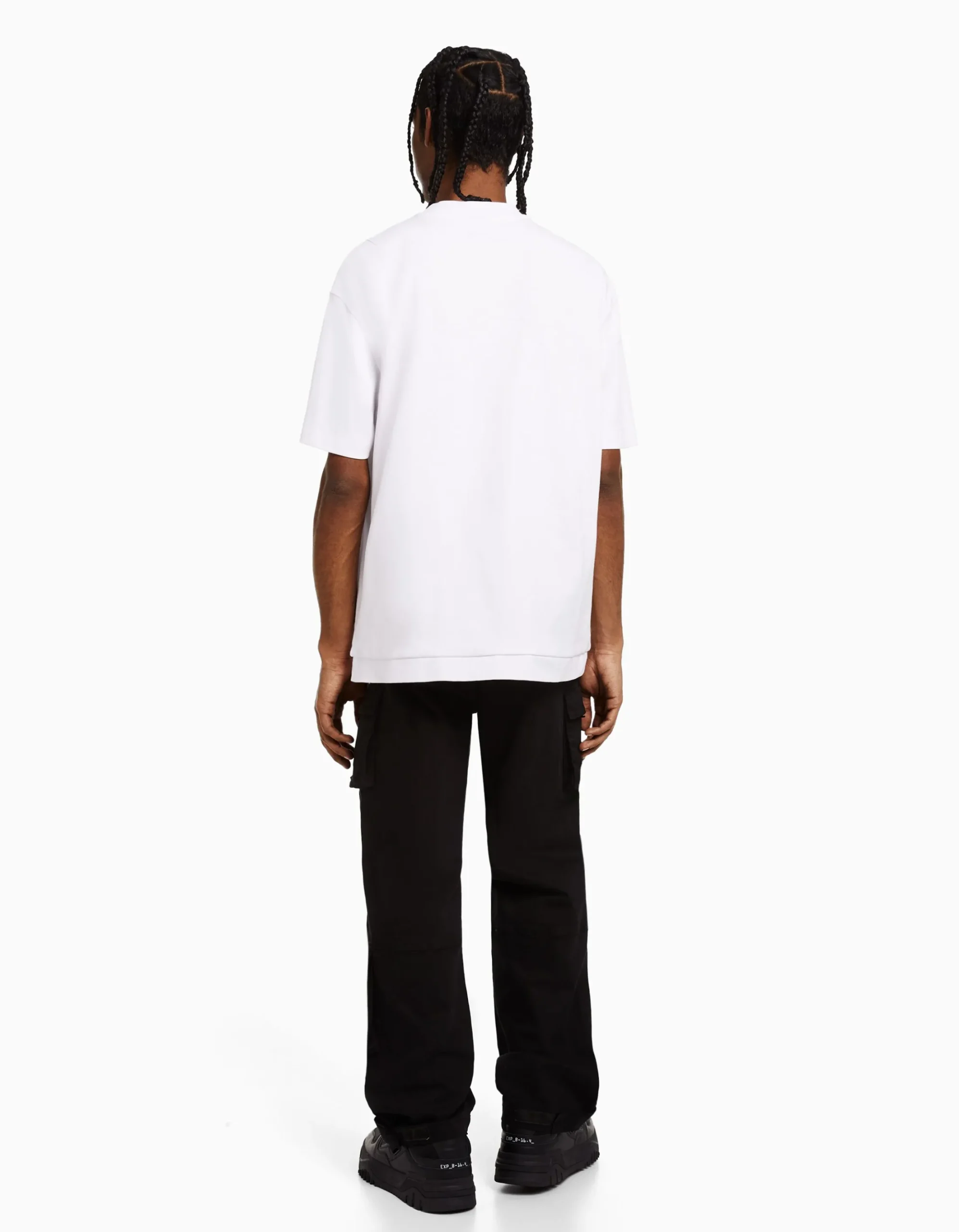 HOMME BERSHKA Pantalons*Pantalon jogger cargo coton