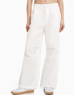 FEMME BERSHKA BSK Teen*Pantalon jogger cargo parachute