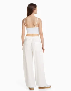 FEMME BERSHKA BSK Teen*Pantalon jogger cargo parachute