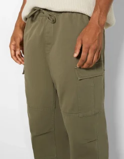 HOMME BERSHKA Pantalons*Pantalon jogger cargo regular fit