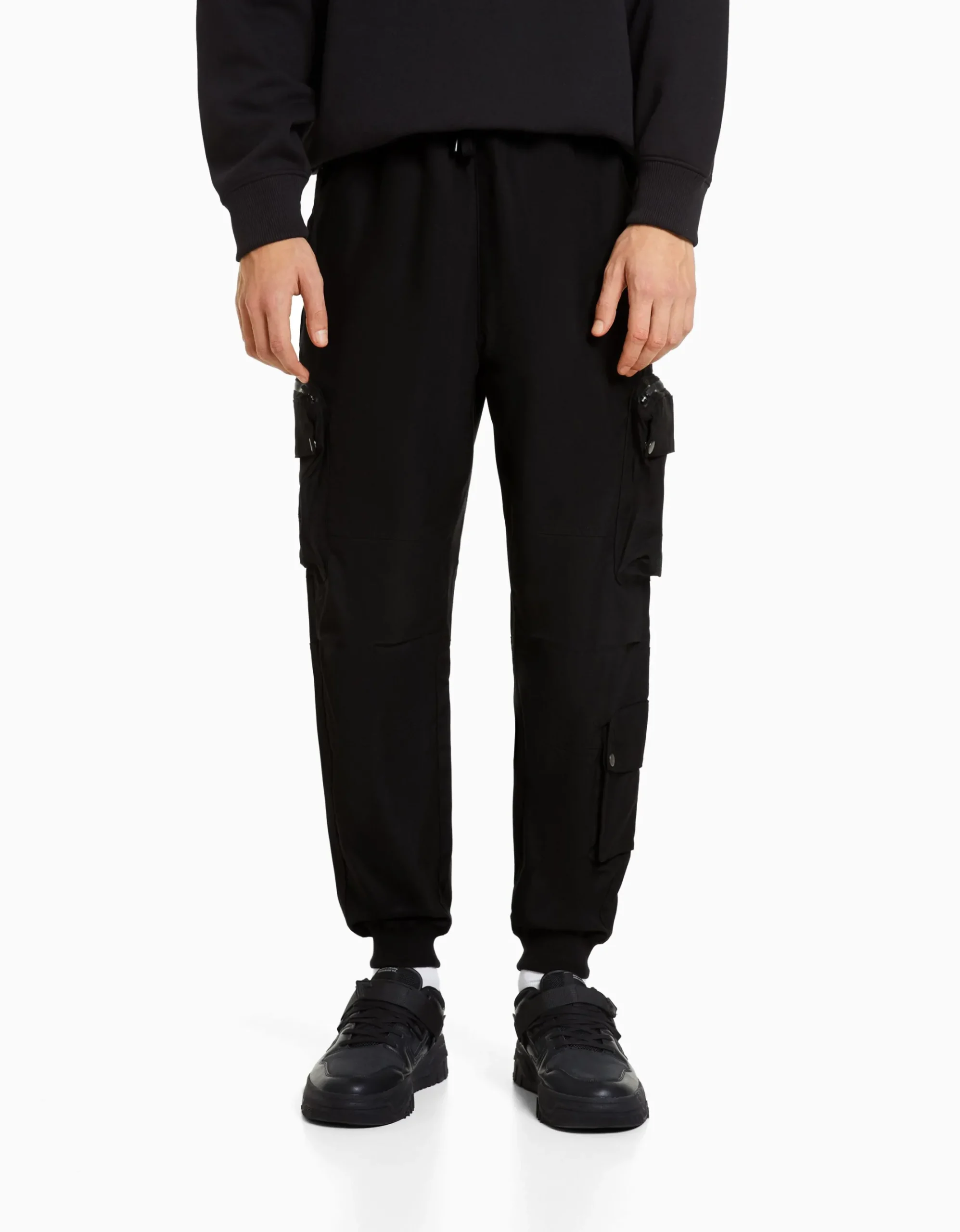 HOMME BERSHKA Vêtements*Pantalon jogger technique multifonction