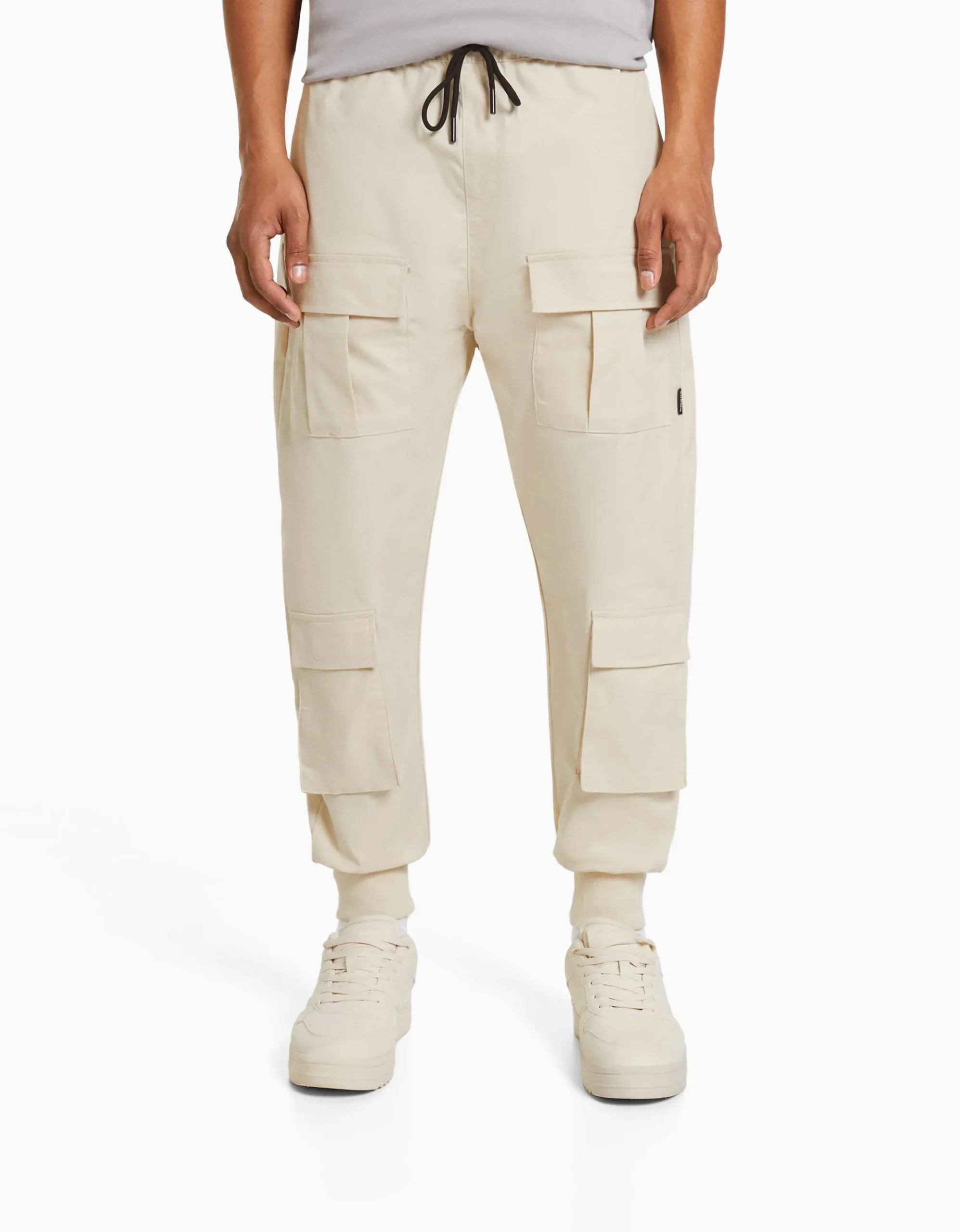 HOMME BERSHKA Pantalons*Pantalon jogger technique multifonction