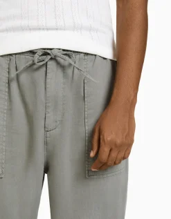 HOMME BERSHKA Pantalons*Pantalon loose rustique