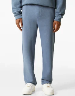 HOMME BERSHKA Pantalons*Pantalon molleton wide leg