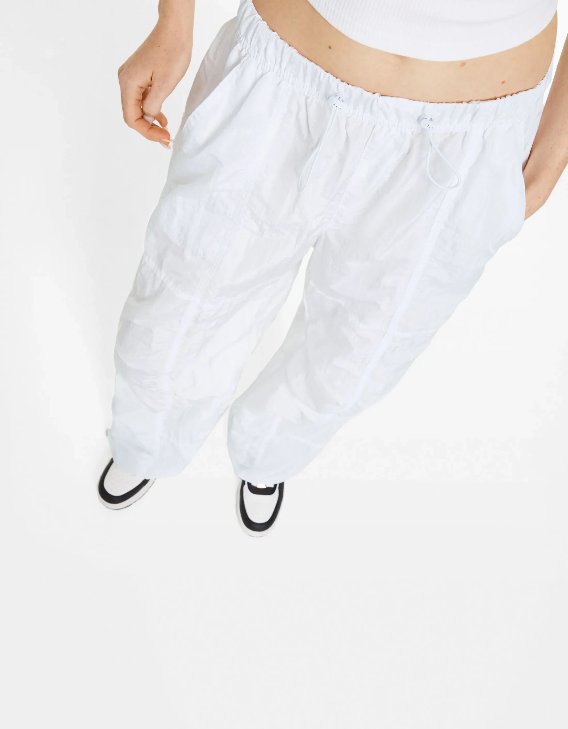 FEMME BERSHKA Vêtements*Pantalon parachute nylon