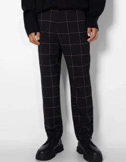 HOMME BERSHKA Pantalons et jeans*Pantalon tailoring carreaux