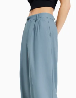 FEMME BERSHKA Pantalons*Pantalon tailoring dad fit
