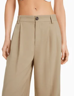 FEMME BERSHKA Pantalons*Pantalon tailoring dad fit