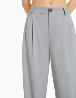 FEMME BERSHKA Pantalons*Pantalon tailoring dad fit