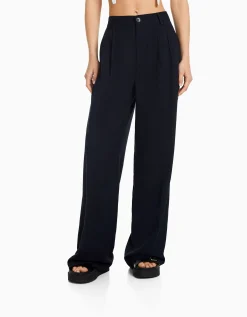 FEMME BERSHKA Pantalons*Pantalon tailoring dad fit