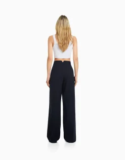 FEMME BERSHKA Pantalons*Pantalon tailoring dad fit