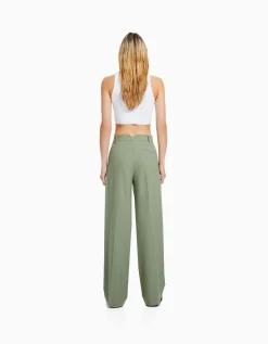 FEMME BERSHKA Pantalons*Pantalon tailoring dad fit