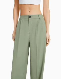 FEMME BERSHKA Pantalons*Pantalon tailoring dad fit