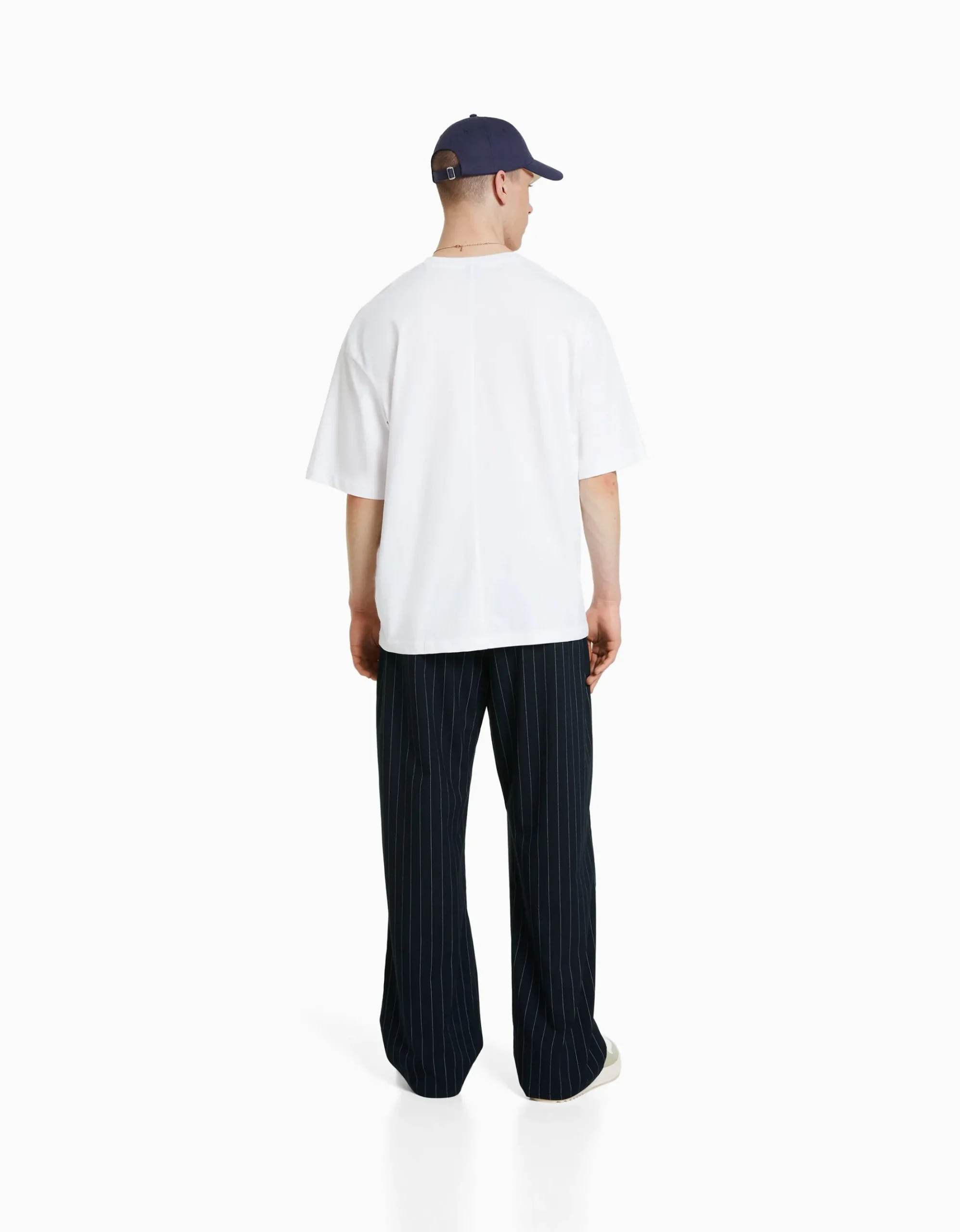 HOMME BERSHKA Pantalons*Pantalon tailoring rayures