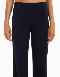 FEMME BERSHKA Basiques*Pantalon tailoring wide leg passants