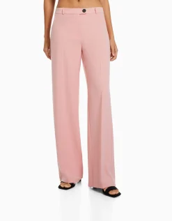 FEMME BERSHKA Pantalons*Pantalon tailoring wide leg passants