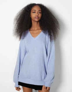 FEMME BERSHKA Pulls*Pull à col en V