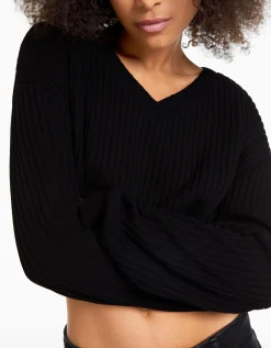 FEMME BERSHKA Pulls*Pull à col en V