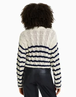 FEMME BERSHKA Maille*Pull à col rond à torsades