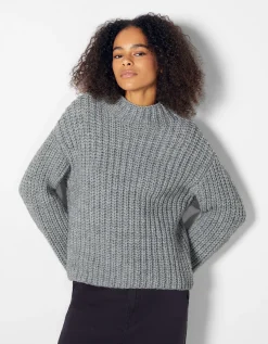 FEMME BERSHKA Pulls*Pull col montant