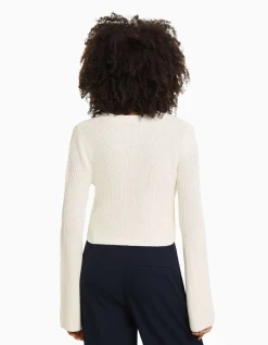 FEMME BERSHKA Maille*Pull col rond