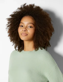FEMME BERSHKA Maille*Pull col rond
